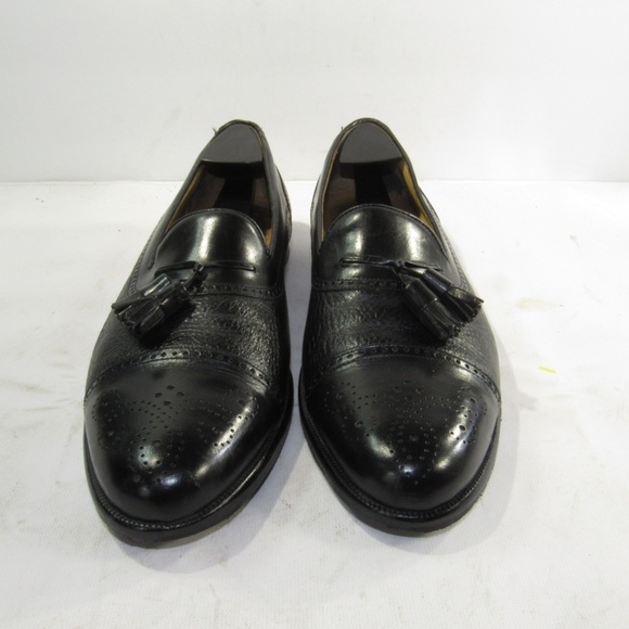 Mezlan Havana Size 10.5 Black Loafers Mens C3A C19